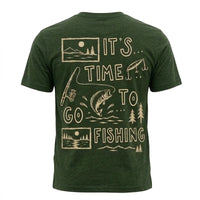 Personalized It's Time To Go Fishing Fathom Thread T-Shirt