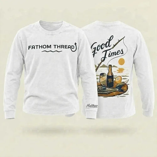 Fathom Threads Good Times Fishing Long Sleeve Shirt