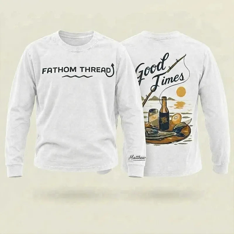 Fathom Threads Good Times Fishing Long Sleeve Shirt