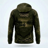 Fathom Thread Fish More Worry Less Fishing Windbreaker Jacket