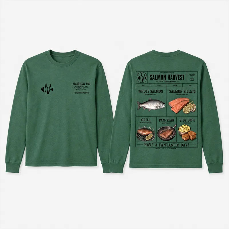 Personalized Fresh Salmon Market Fishing Sweater