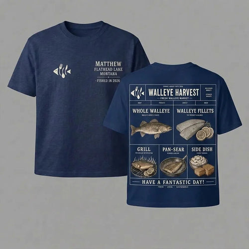 Walleye Fishing Fresh Local Sustainable T-Shirt