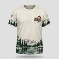 I'd Rather Be Fishing Santa Christmas T-Shirt
