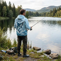 3D Fishing Deep Sea Marlin Ocean Design Windbreaker Jacket