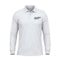 Personalized Matthew 4:19 Fishers of Men Christian Fishing Polo Long Sleeve Shirt