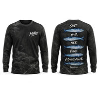 Personalized Cast Your Net Find Abundance Long Sleeve Shirt