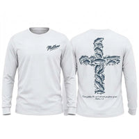Personalized Matthew 4:19 Fishers of Men Christian Fishing Long Sleeve Shirt