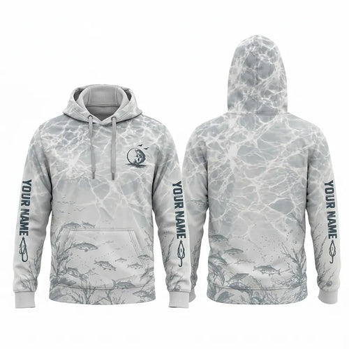 Personalized Underwater Fishing Water Ripple Hoodie
