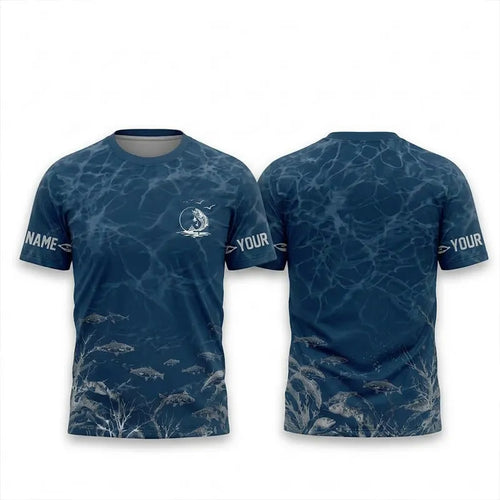 Personalized Underwater Fishing Water Ripple T-Shirt