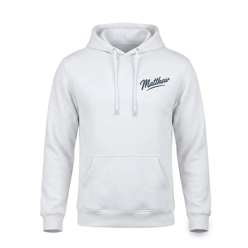 Personalized Matthew 4:19 Fishers of Men Christian Fishing Hoodie