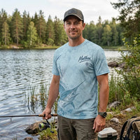 3D Fishing Deep Sea Marlin Ocean Design T-Shirt