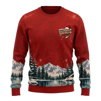 I'd Rather Be Fishing Santa Christmas Sweater