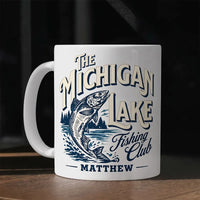 Personalized The Michigan Lake Fishing Club Ceramic Mug