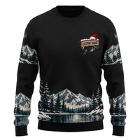 I'd Rather Be Fishing Santa Christmas Sweater