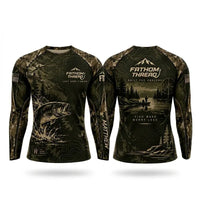 Fathom Thread Fish More Worry Less Fishing Long Sleeve Shirt