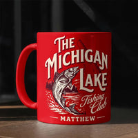 Personalized The Michigan Lake Fishing Club Ceramic Mug