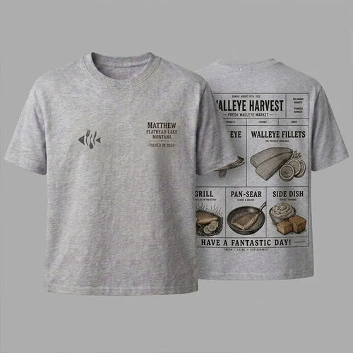 Walleye Fishing Fresh Local Sustainable T-Shirt