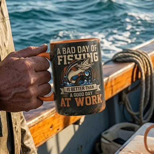 A Bad Day Of Fishing Is Better Than A Good Day At Work Fishing Mug