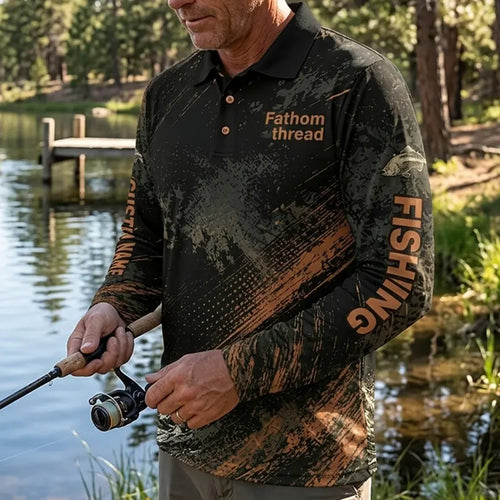 A Bad Day Of Fishing Is Better Than A Good Day At Work Fishing Polo Long Sleeve Shirt