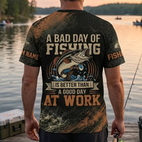 A Bad Day Of Fishing Is Better Than A Good Day At Work Fishing T-Shirt