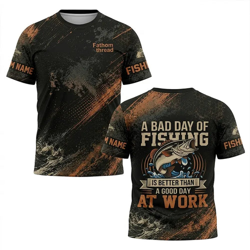 A Bad Day Of Fishing Is Better Than A Good Day At Work Fishing T-Shirt