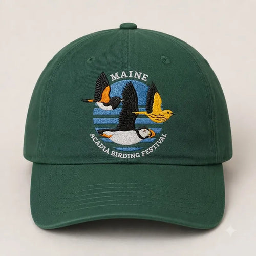 Acadia Birding Festival Embroidered Cap