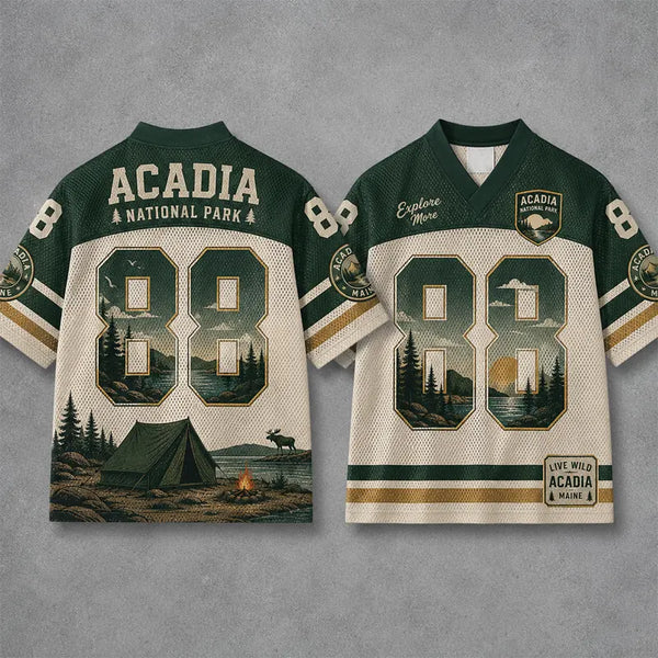 Acadia National Park Explore More Camping Jersey 2026