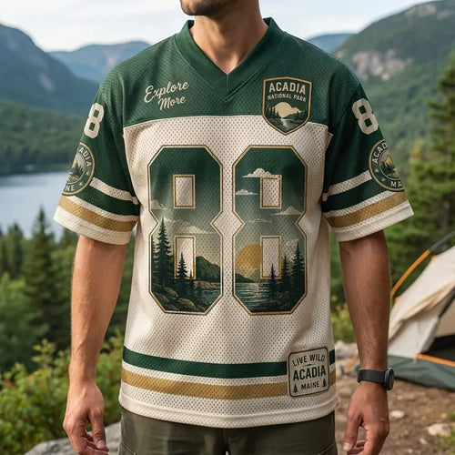 Acadia National Park Explore More Camping Jersey