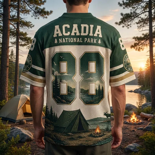 Acadia National Park Explore More Camping Jersey