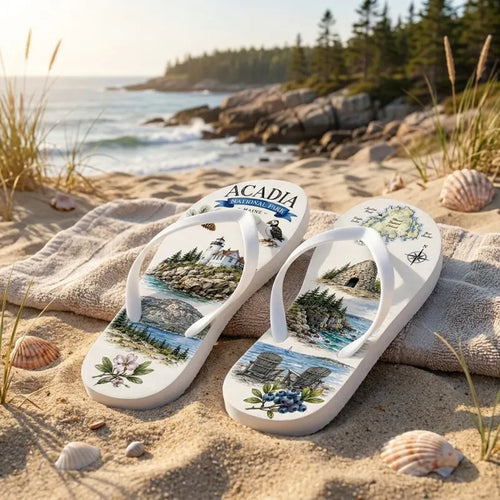Acadia National Park Flip Flops