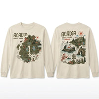 Acadia National Park Illustrated Map Sweater