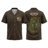 Acadia National Park Map Hawaiian Shirt