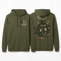 Acadia National Park Map Hoodie