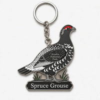 Acadia National Park Pileated Woodpecker Acrylic Keychain
