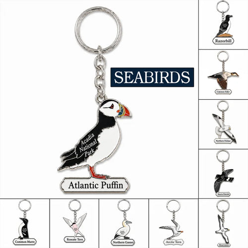 Acadia National Park Seabird Acrylic Keychain