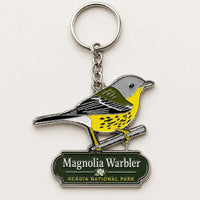 Acadia National Park Songbird Acrylic Keychain