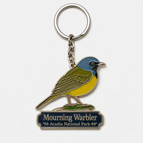 Acadia National Park Songbird Acrylic Keychain