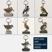 Acadia National Park Wetland & Grassland Birds Acrylic Keychain