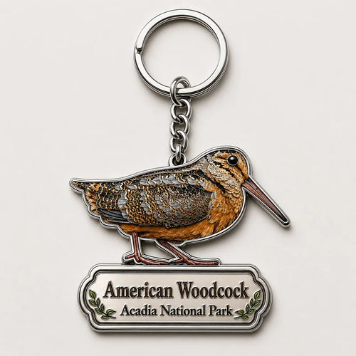 Acadia National Park Wetland & Grassland Birds Acrylic Keychain
