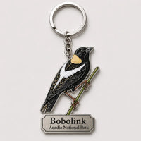 Acadia National Park Wetland & Grassland Birds Acrylic Keychain