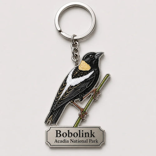 Acadia National Park Wetland & Grassland Birds Acrylic Keychain