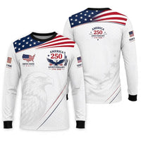America 250 Anniversary 1776–2026 Patriotic Long Sleeve Shirt