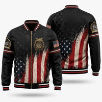 America 250 Patriotic Eagle Bomber Jacket