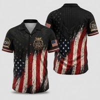 America 250 Patriotic Eagle Hawaiian Shirt
