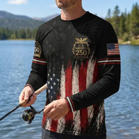 America 250 Patriotic Eagle Long Sleeve Shirt