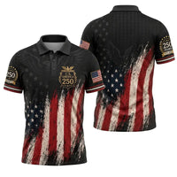 America 250 Patriotic Eagle Polo Shirt