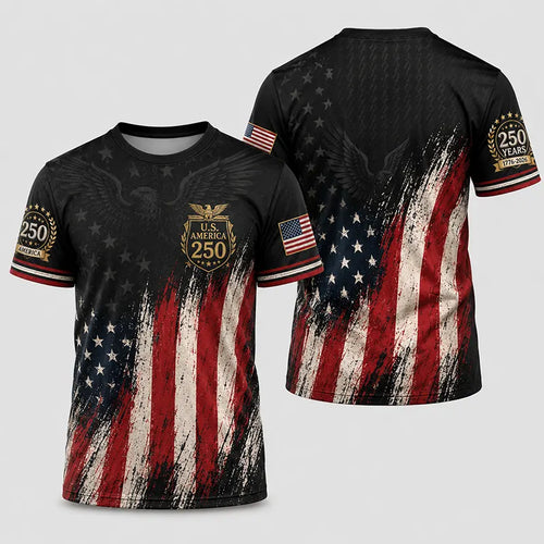 America 250 Patriotic Eagle T-Shirt