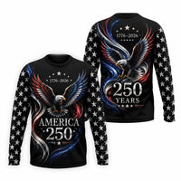 America 250 Years Patriotic Eagle Long Sleeve Shirt