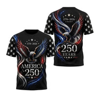 America 250 Years Patriotic Eagle T-Shirt