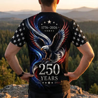 America 250 Years Patriotic Eagle T-Shirt